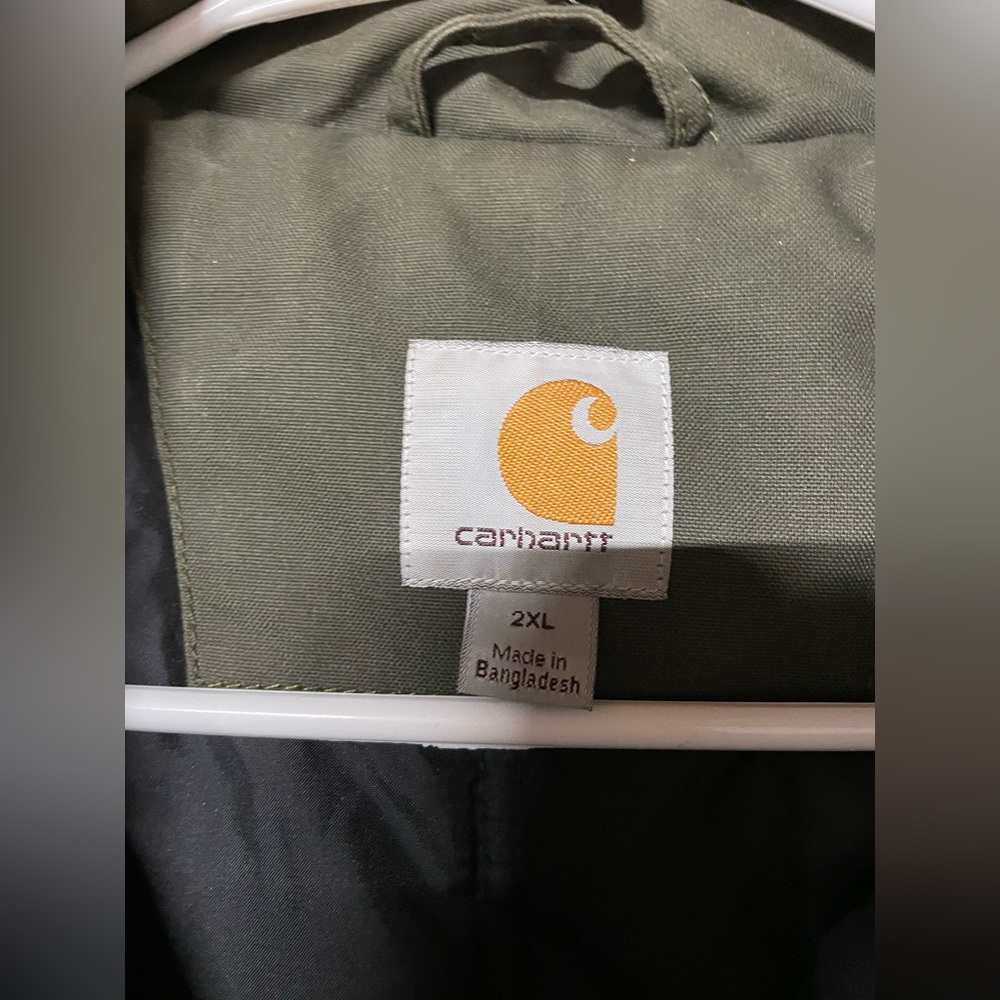 Green carhartt vest